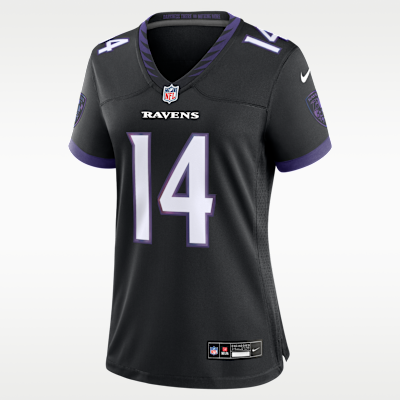 Zay Flowers Baltimore Ravens Women's Nike NFL Game Jersey. Nike.com